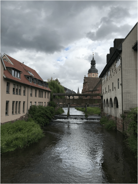 city view with water