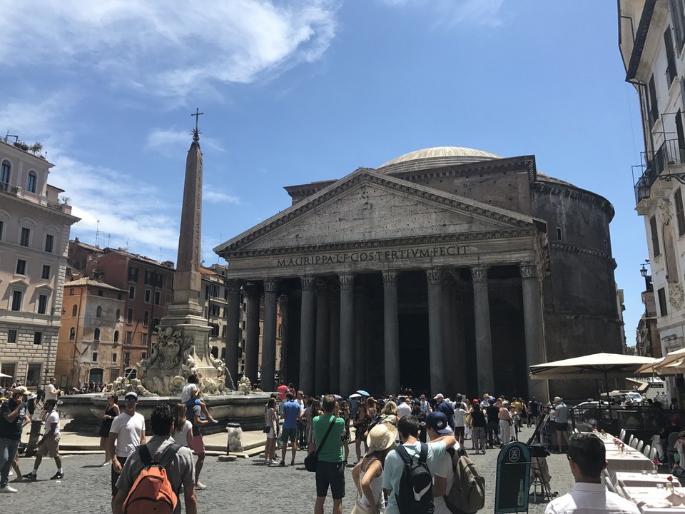 outside of the Pantheon