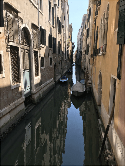 calm water and boats